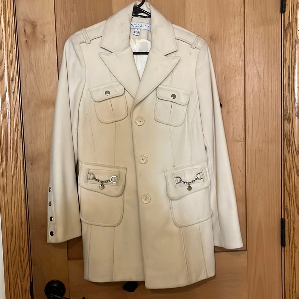 White wool jacket